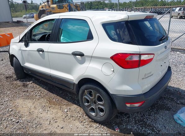 MAJ3P1RE3JC183770 2018 FORD ECOSPORT White Задня ліва чверть