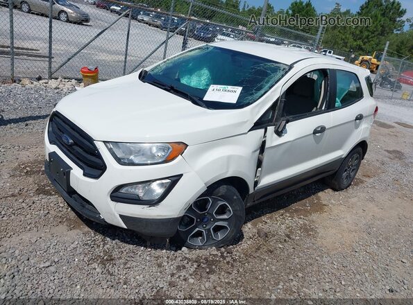 MAJ3P1RE3JC183770 2018 FORD ECOSPORT White Передня ліва чверть