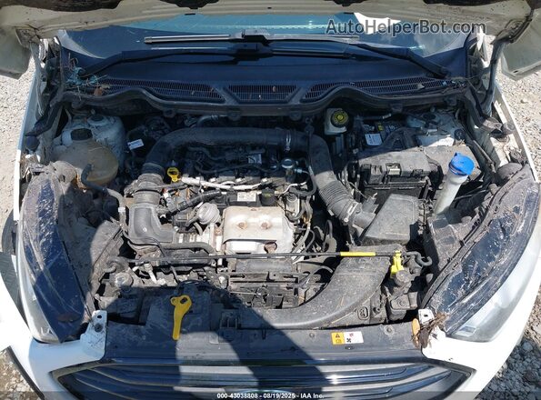 MAJ3P1RE3JC183770 2018 FORD ECOSPORT White Вид ззаду