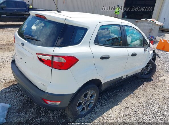 MAJ3P1RE3JC183770 2018 FORD ECOSPORT White Задня права чверть