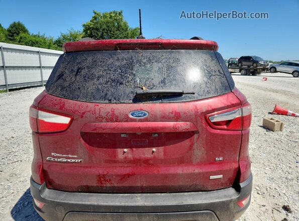 MAJ3P1TE1JC225569 2018 FORD ECOSPORT Красный 