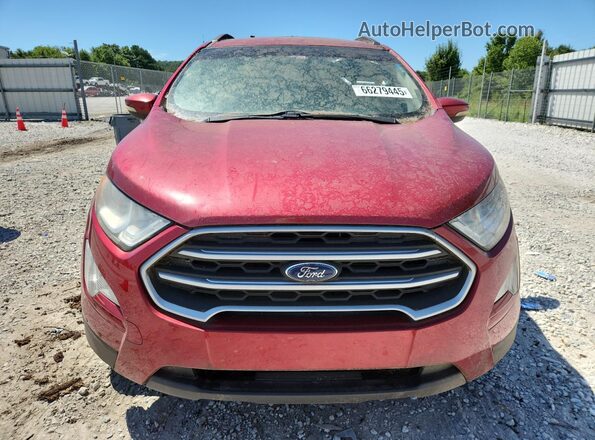 MAJ3P1TE1JC225569 2018 FORD ECOSPORT Красный 