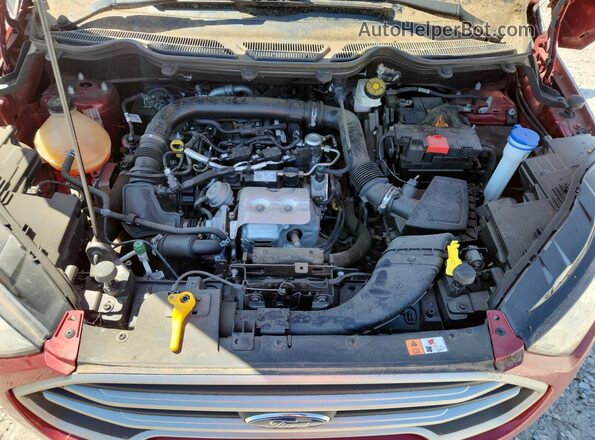 MAJ3P1TE1JC225569 2018 FORD ECOSPORT Красный 