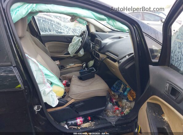 MAJ3S2FE1LC323438 2020 FORD ECOSPORT Black Front interior view