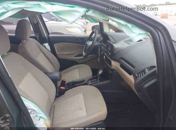 MAJ3S2FEXLC325365 2020 FORD ECOSPORT Gray Widok wnętrza z przodu