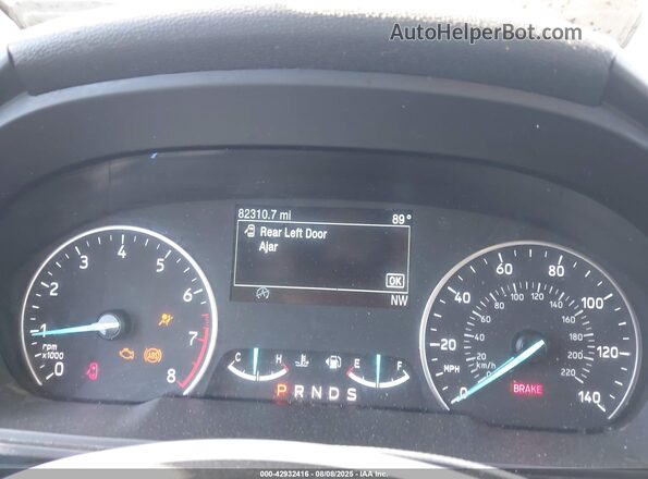 MAJ3S2GE7LC315259 2020 FORD ECOSPORT Silver უკანა სავარძლების ხედი