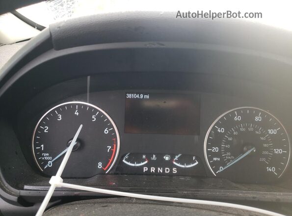 MAJ3S2GE7MC406307 2021 FORD ECOSPORT Silver Вид щитка приладів