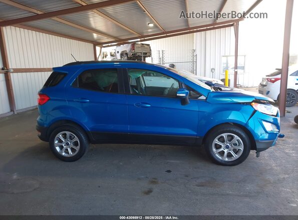 MAJ3S2GE9LC325792 2020 FORD ECOSPORT Blue Вид задньої частини салону
