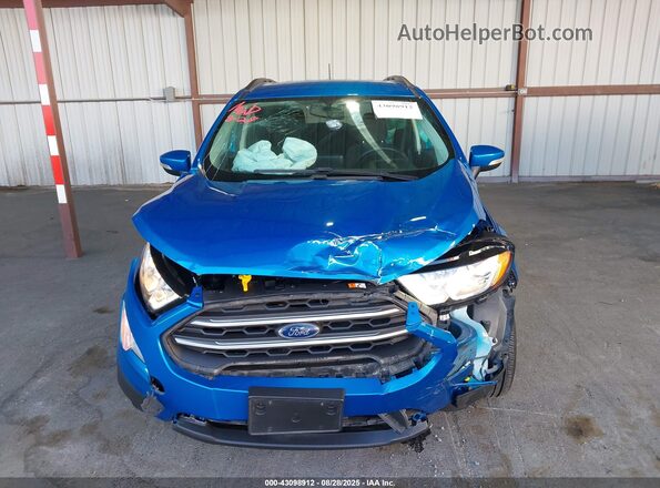 MAJ3S2GE9LC325792 2020 FORD ECOSPORT Blue Вид щитка приладів
