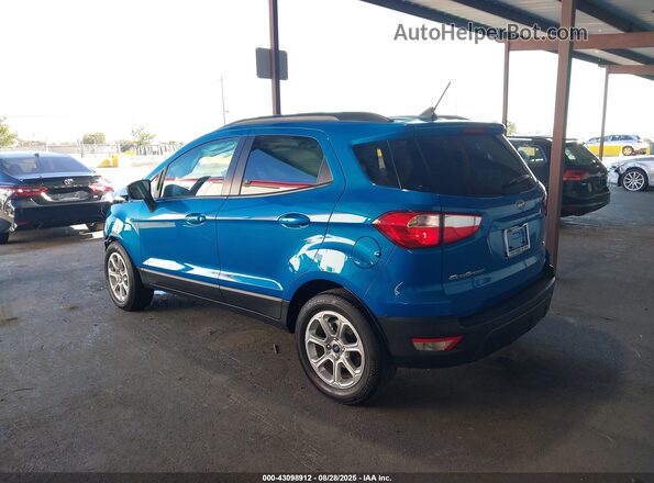 MAJ3S2GE9LC325792 2020 FORD ECOSPORT Blue Задня ліва чверть
