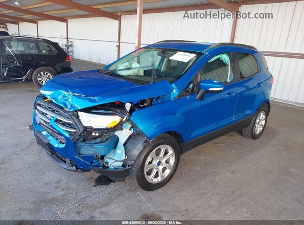 MAJ3S2GE9LC325792 2020 FORD ECOSPORT Blue Передня ліва чверть