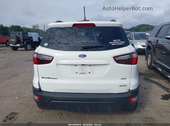 MAJ6P1CL0JC202957 2018 FORD ECOSPORT Белый 