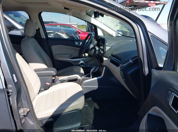 MAJ6P1WL4JC202973 2018 FORD ECOSPORT Gray Вид салону спереду