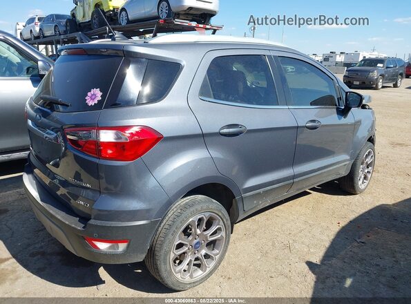 MAJ6P1WL4JC202973 2018 FORD ECOSPORT Gray Задня права чверть