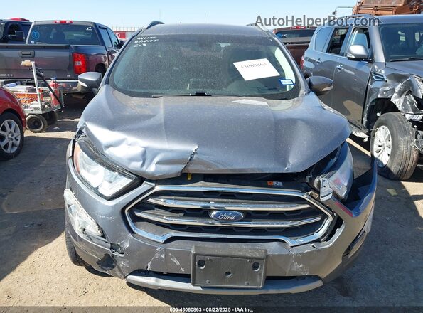 MAJ6P1WL4JC202973 2018 FORD ECOSPORT Gray Вид щитка приладів