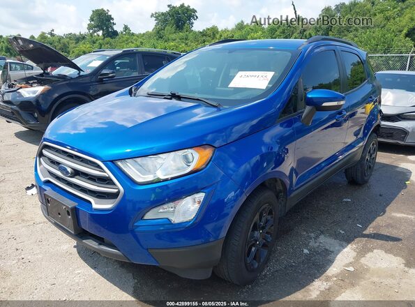 MAJ6S3GL0MC413052 2021 FORD ECOSPORT Blue Front left