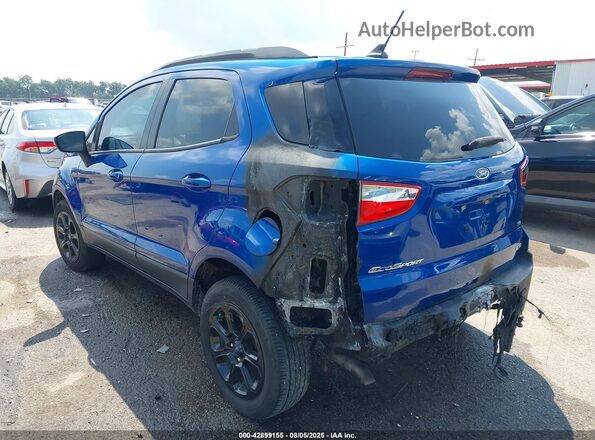 MAJ6S3GL0MC413052 2021 FORD ECOSPORT Blue Rear left