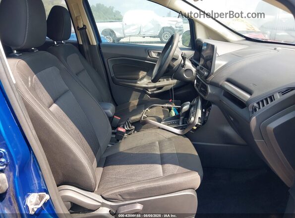 MAJ6S3GL0MC413052 2021 FORD ECOSPORT Blue Front interior view