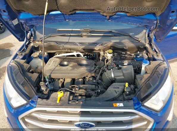 MAJ6S3GL0MC413052 2021 FORD ECOSPORT Blue Rear view