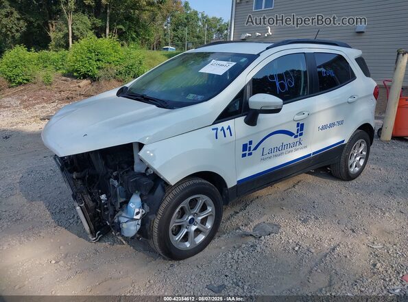 MAJ6S3GL2NC463484 2022 FORD ECOSPORT White Vista tres cuartos delantera izquierda
