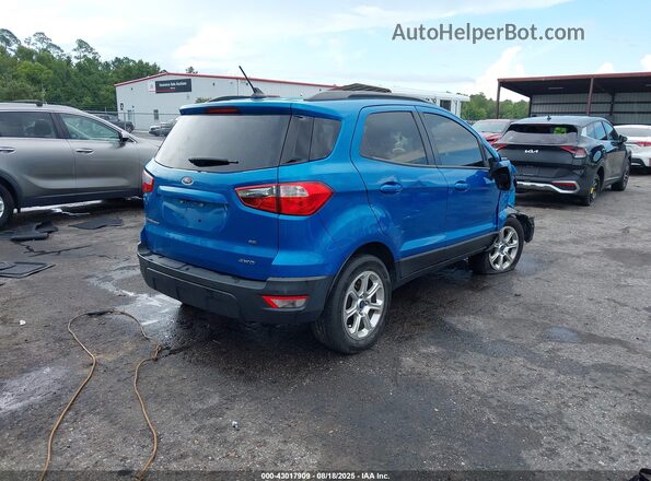 MAJ6S3GL4LC364095 2020 FORD ECOSPORT Синий Задняя правая четверть