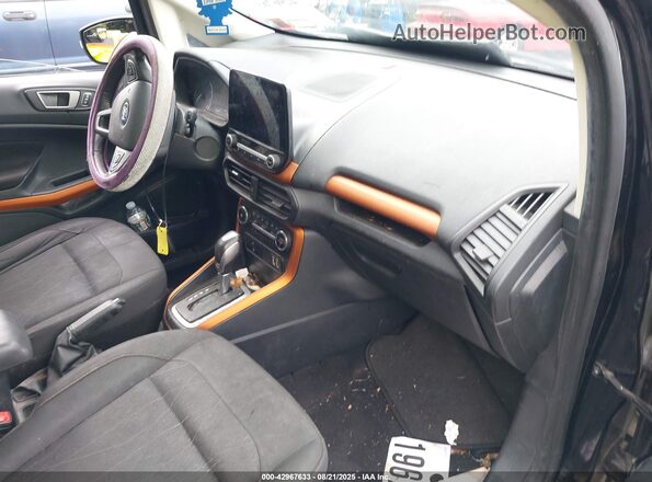 MAJ6S3GL4MC424040 2021 FORD ECOSPORT Black წინა სალონის ხედი