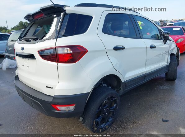MAJ6S3JL9MC426679 2021 FORD ECOSPORT Белый Задняя правая четверть
