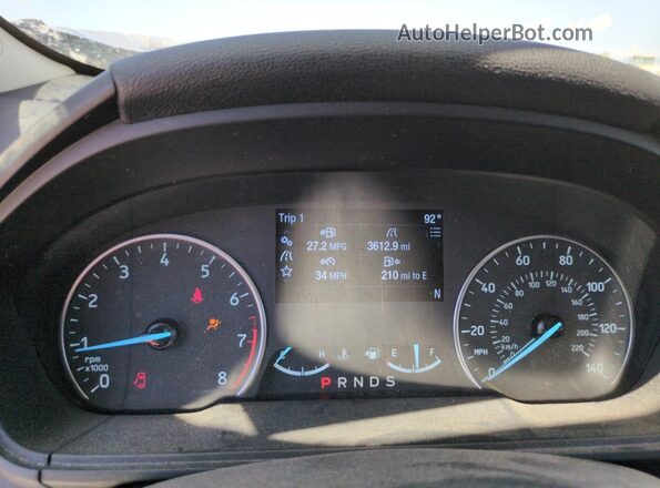 MAJ6S3KL7MC424475 2021 FORD ECOSPORT Gray Vista del cuadro de instrumentos