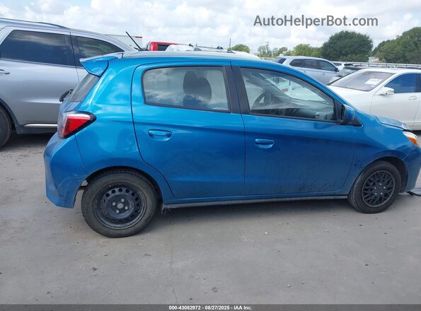 ML32AUHJ4MH007859 2021 MITSUBISHI MIRAGE Blue Instrument cluster view