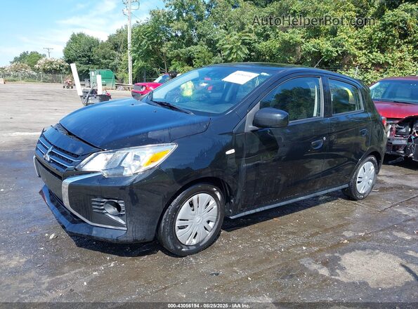 ML32AUHJ4MH012270 2021 MITSUBISHI MIRAGE Black Przód lewy