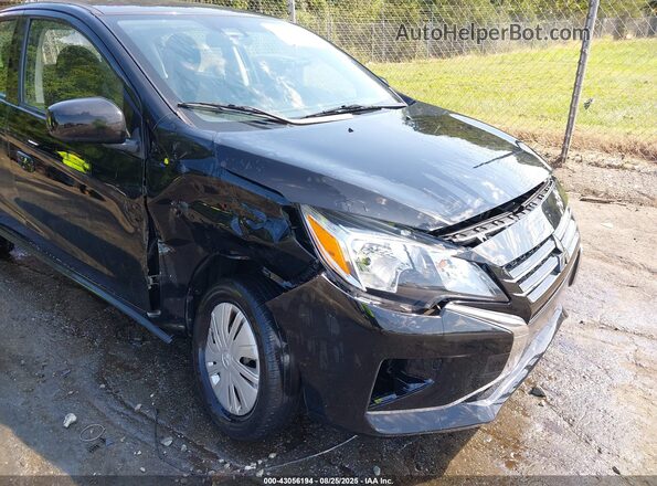 ML32AUHJ4MH012270 2021 MITSUBISHI MIRAGE Black Widok z przodu