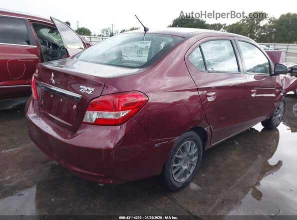 ML32F3FJ0JHF10544 2018 MITSUBISHI MIRAGE G4 Maroon Задня права чверть