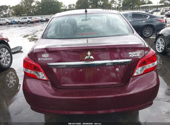 ML32F3FJ0JHF10544 2018 MITSUBISHI MIRAGE G4 Maroon 