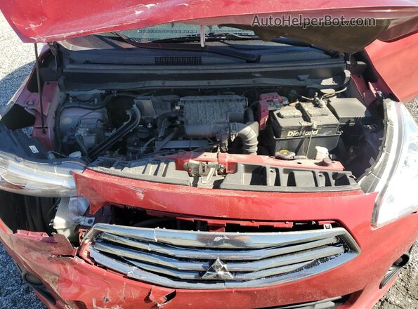 ML32F3FJ3JHF15110 2018 MITSUBISHI MIRAGE Red 