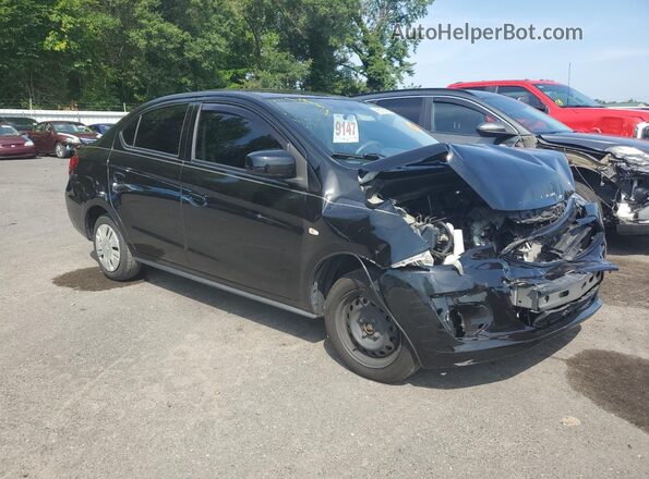 ML32F3FJ7LHF00726 2020 MITSUBISHI MIRAGE Черный Передняя правая четверть