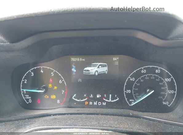 NM0LS7E29M1498741 2021 FORD TRANSIT CONNECT White უკანა სავარძლების ხედი