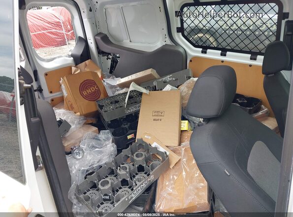 NM0LS7E29M1498741 2021 FORD TRANSIT CONNECT White VIN კოდის სტიკერის ხედი