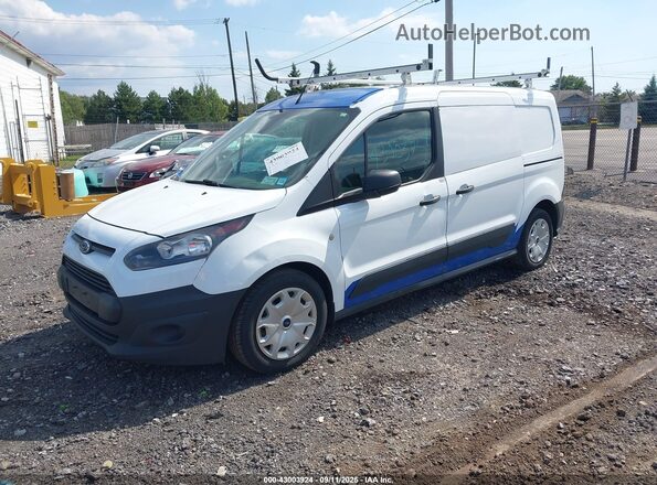 NM0LS7E70H1298283 2017 FORD TRANSIT CONNECT Blue Առջևի ձախ երեք քառորդ տեսարան