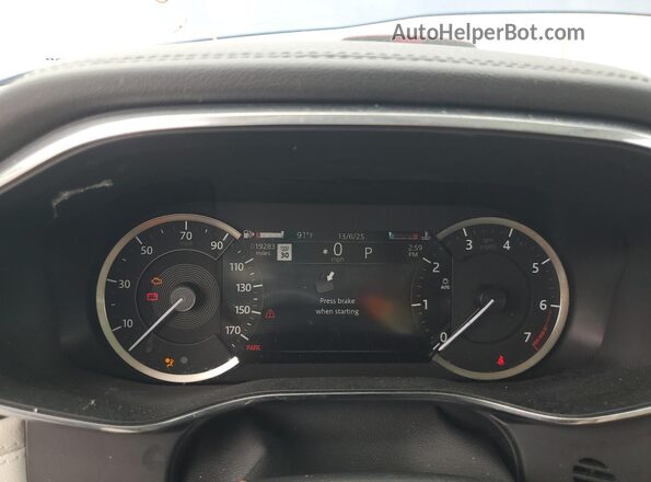 SADCJ2EX8PA715547 2023 JAGUAR F-PACE Синий Вид щитка приборов