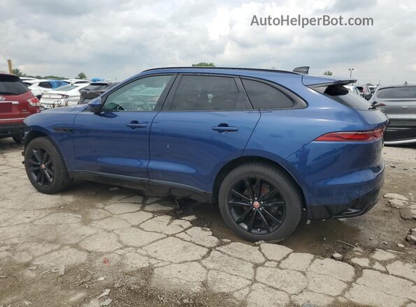 SADCJ2EX8PA715547 2023 JAGUAR F-PACE Синий Задняя левая четверть