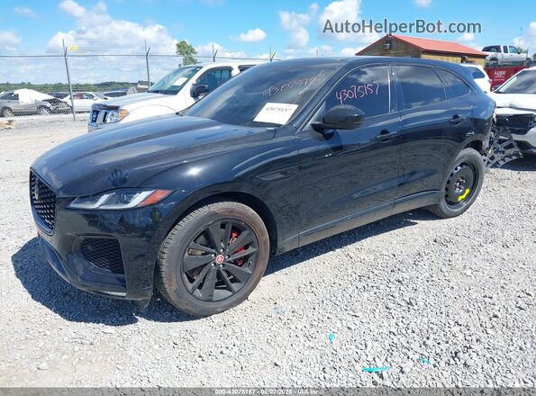 SADCT2FU0MA668928 2021 JAGUAR F-PACE Black Передня ліва чверть