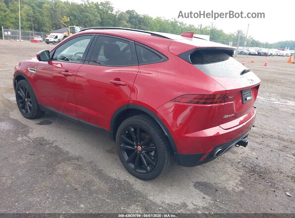 SADFJ2FX2K1Z47341 2019 JAGUAR E-PACE Red უკანა მარცხენა