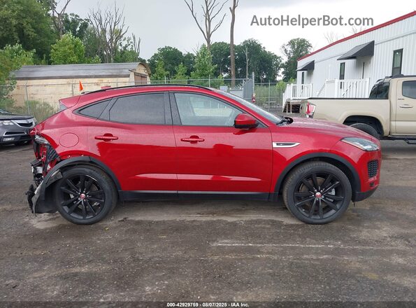 SADFJ2FX2K1Z47341 2019 JAGUAR E-PACE Red უკანა სალონის ხედი