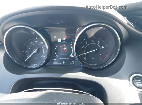 SADFJ2FX5J1Z30449 2018 JAGUAR E-PACE White Widok tylnych siedzeń