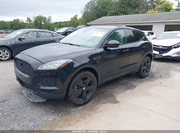 SADFK2FX3L1Z90441 2020 JAGUAR E-PACE Black წინა მარცხენა ხედი სამი მეოთხედიდან