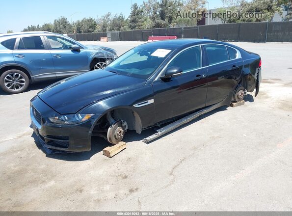 SAJAR4FX2KCP52856 2019 JAGUAR XF Black წინა მარცხენა ხედი სამი მეოთხედიდან