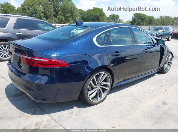 SAJBL4GX4RCY93975 2024 JAGUAR XF Dark Blue Задняя правая четверть