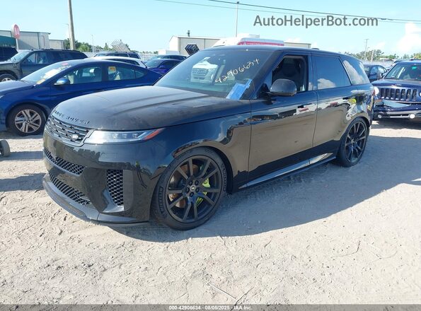 SAL1Z9F97RA187824 2024 LAND ROVER RANGE ROVER SPORT Black Առջևի ձախ երեք քառորդ տեսարան