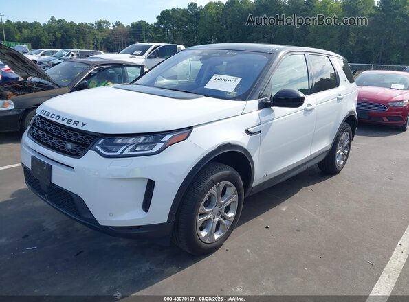 SALCJ2FX3MH883019 2021 LAND ROVER DISCOVERY SPORT White წინა მარცხენა ხედი სამი მეოთხედიდან