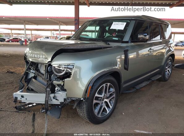 SALEJ7EX1S2422649 2025 LAND ROVER DEFENDER Green Передня ліва чверть